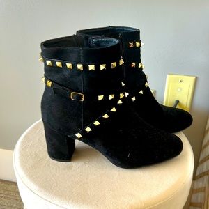 Black studded boots